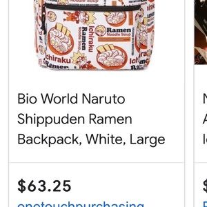 Naruto Shippudon Collector Backpack